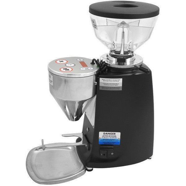 Mazzer Mini Electronic Doserless Espresso Grinder Type A in Black