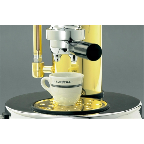 Elektra ART.S1CO Micro Casa Espresso Machine in Chrome and Brass