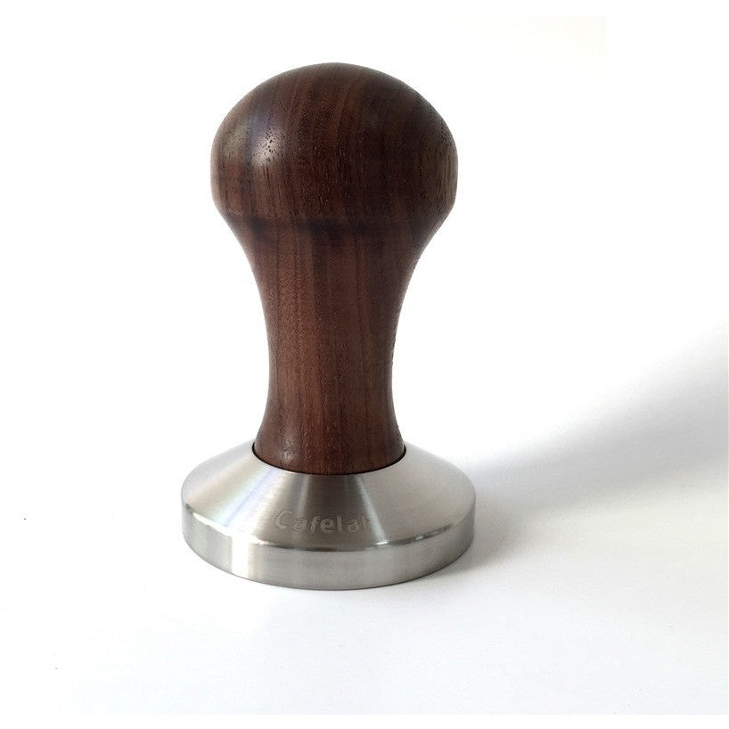 Cafelat VST Tamper: Espresso Series Walnut VST Tamper: 58.35 mm Flat - My Espresso Shop