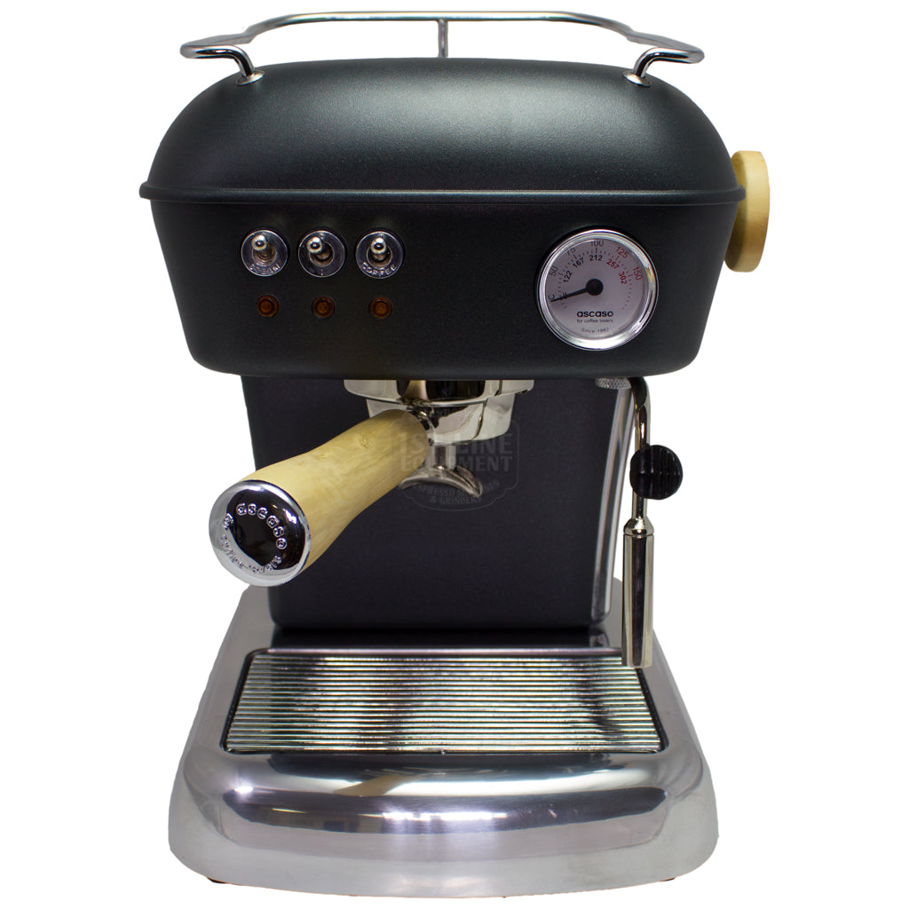 Ascaso Dream UP V3 Espresso Machine   Anthracite   Wood Handle and Steam  Knob