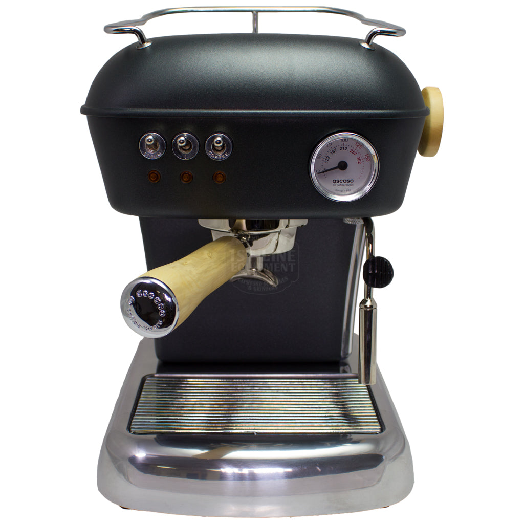 Ascaso Dream UP V3 Espresso Machine - Anthracite - Wood Handle and Steam Knob - My Espresso Shop