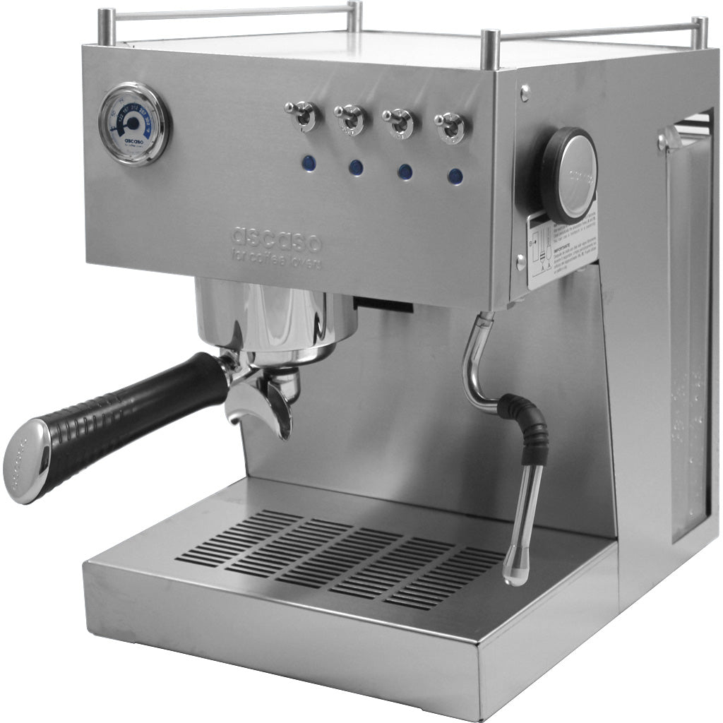 Ascaso Steel Uno Professional Espresso Machine – Brushed Stainless Steel Finish - My Espresso Shop