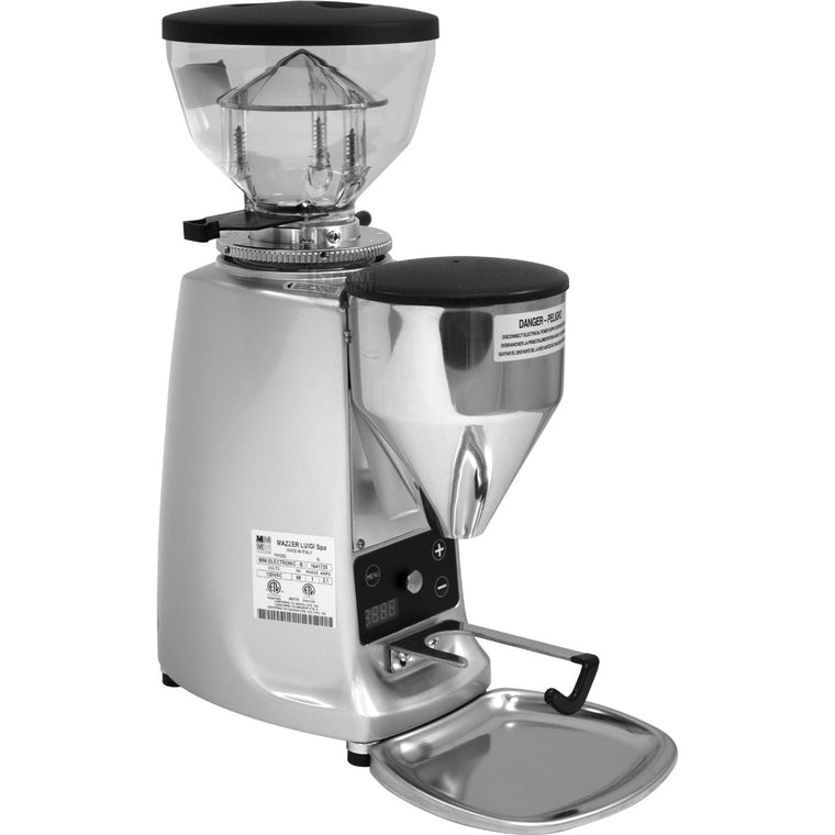 Mazzer Mini Doserless Espresso Grinder V2 - Type B - Silver - My Espresso Shop